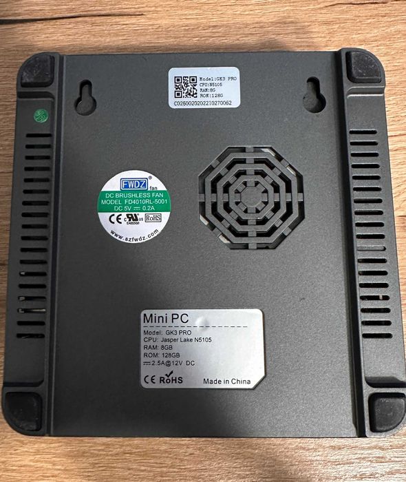 Mini PC GK3 Pro 8Gb DDR 128GB SSD