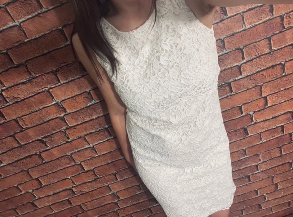 Rochita alba ocazie marimea S