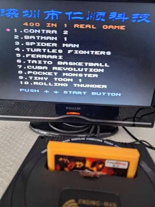 400 jocuri caseta discheta galbena clasica cu jocuri pentru consola TV