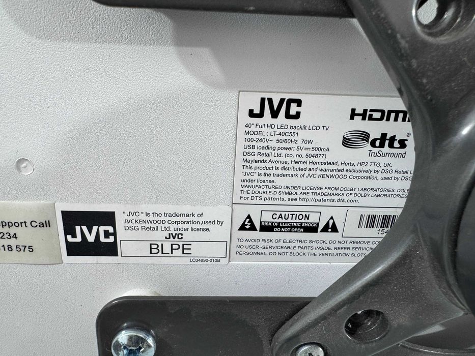 Телевизор - JVC 40 inch / А5