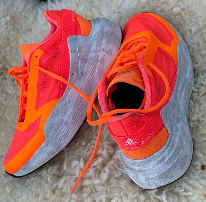 Adidas Stella McCartney уникални оригинални дамски сникърси цвят корал