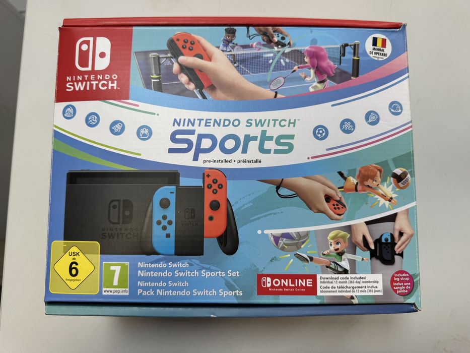 Nintedo Switch Sports + Just Dance 2024 Edition, Fullbox