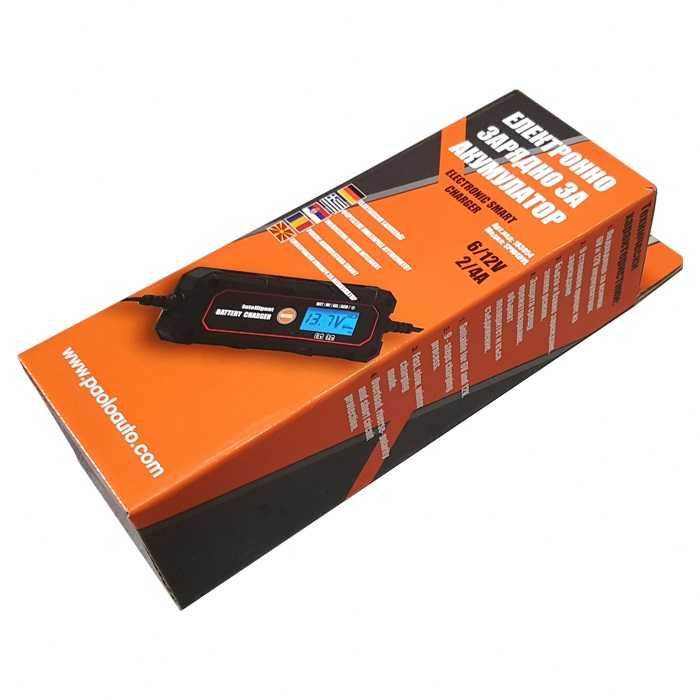 Електронно зарядно за акумулатор за кола / автомобил 6V и 12V
