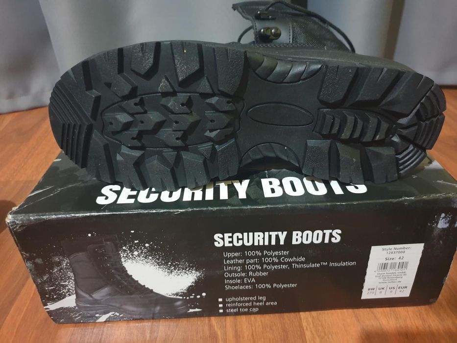 Mil-Tec Security Boots - Black