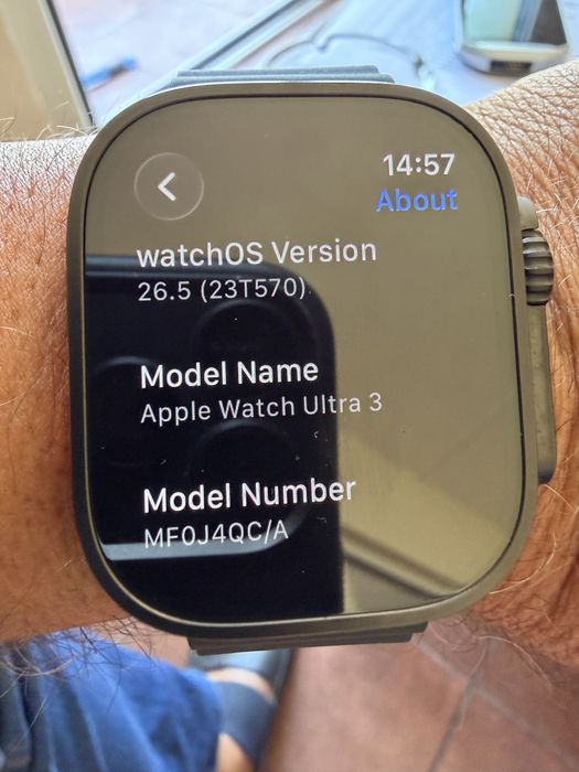 "Зора" от 22.02.26г. Apple watch ultra 3 black.