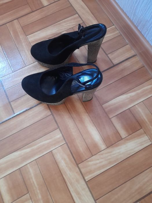 Туфли замшевые