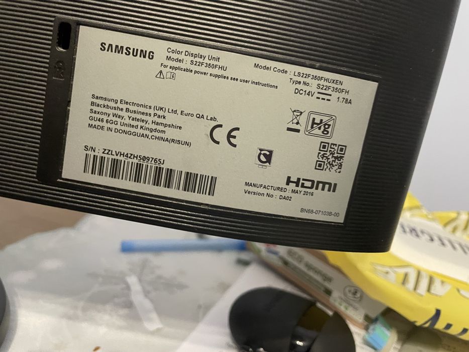 Монитор Samsung S22F350FH