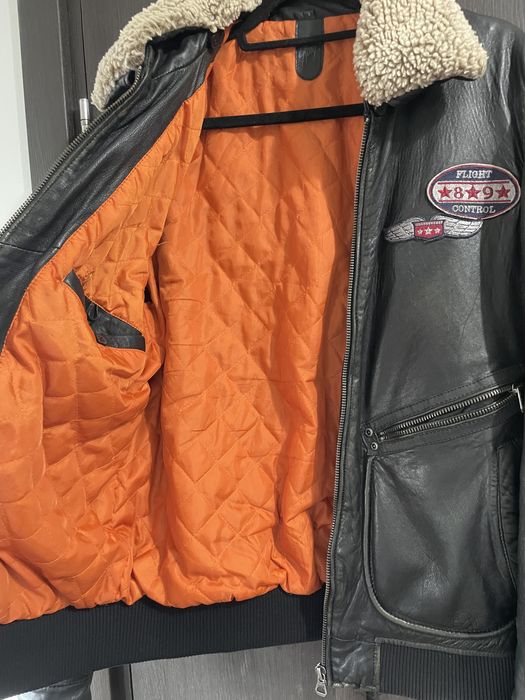 Geaca piele naturala aviator