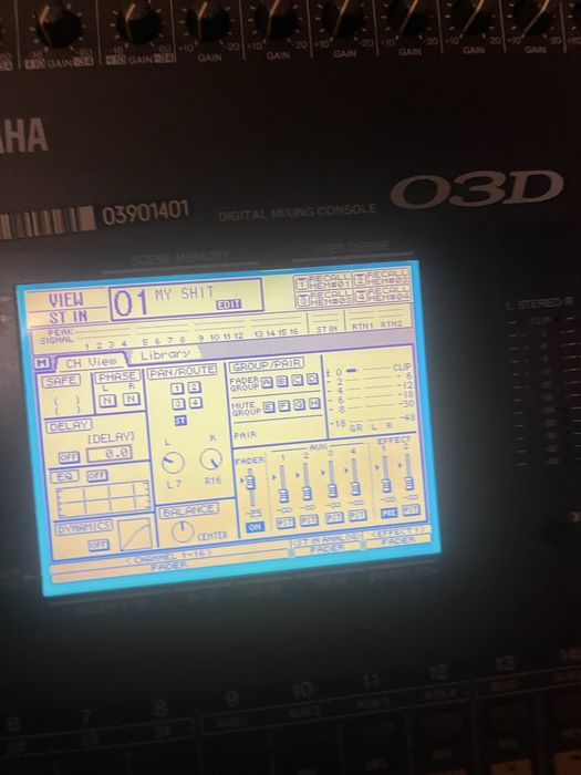 Mixer audio Digital Yamaha 03D + soundcard ADAT optical