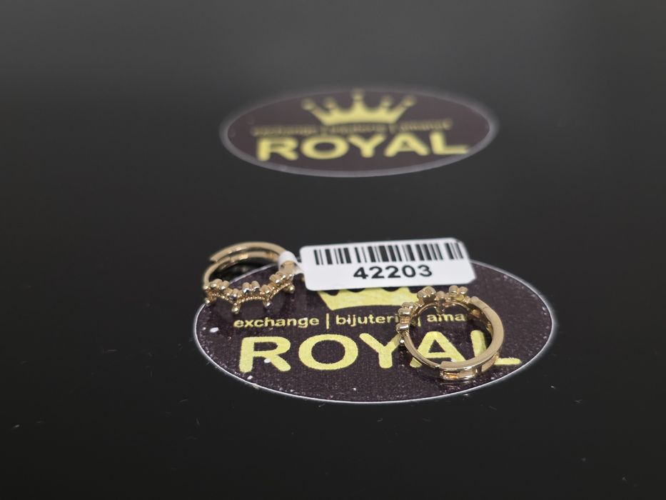 Bijuteria Royal: Cercei aur 14k/1.45 gr