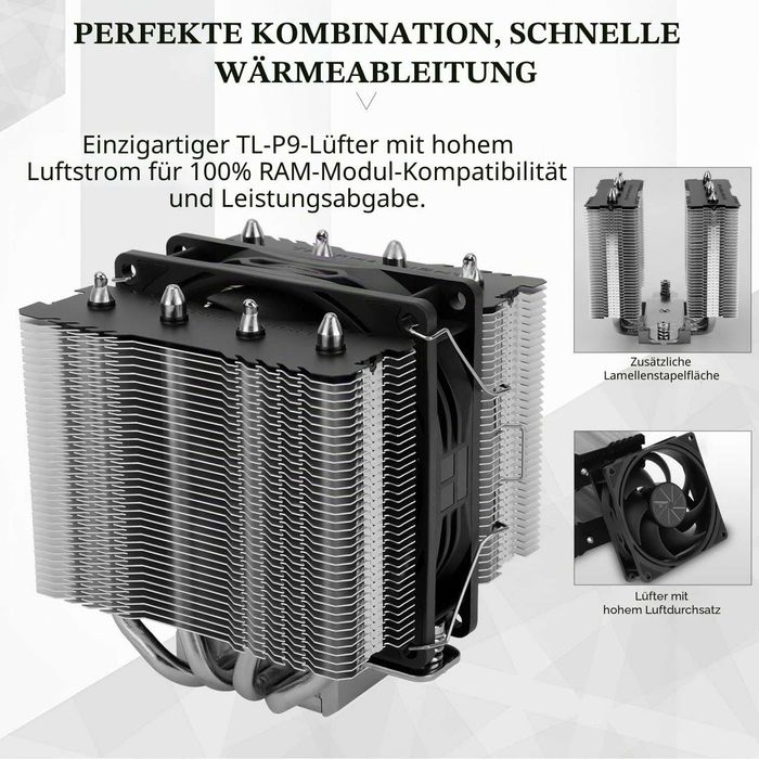 Thermalright Peerless Assassin 90 SE двукуполен CPU охладител