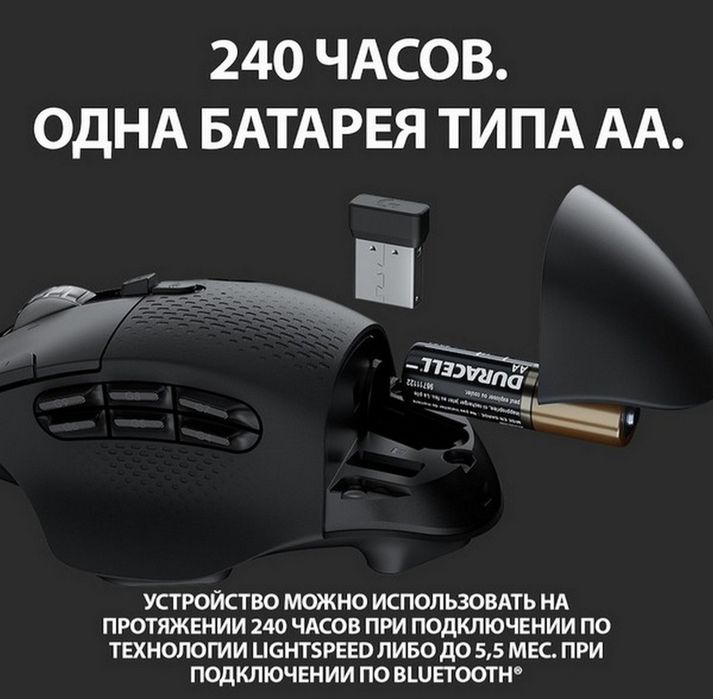 Игровая мышь Logitech G604 Lightspeed