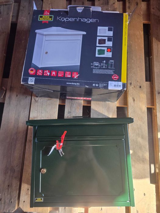 Cutie poștală Burg-WÄCHTER Copenhagen Verde