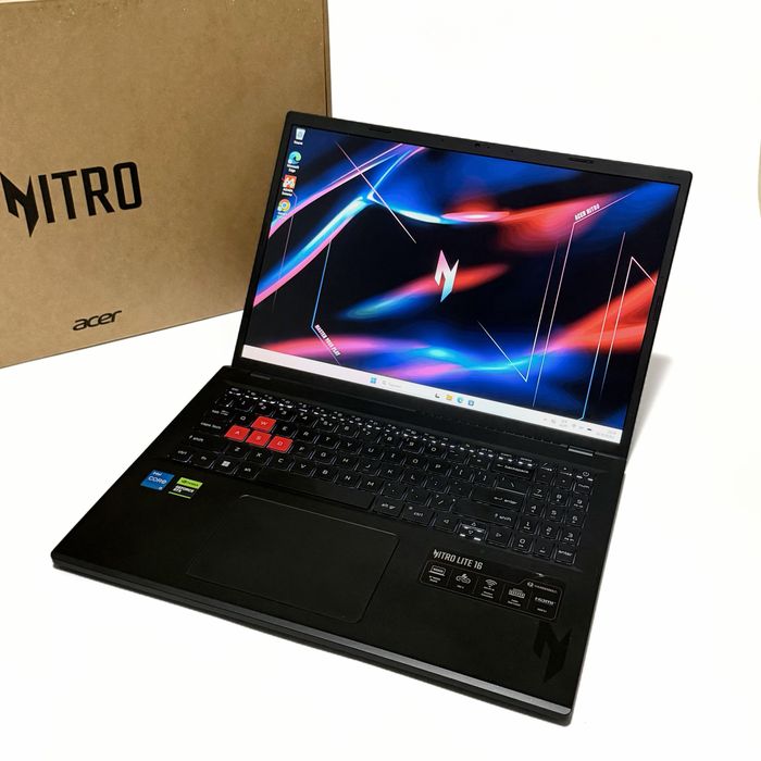 ACER Nitro/16” WUXGA 165Hz/i5-13420H/RTX 3050 6GB/16GB DDR5/512GB NVMe