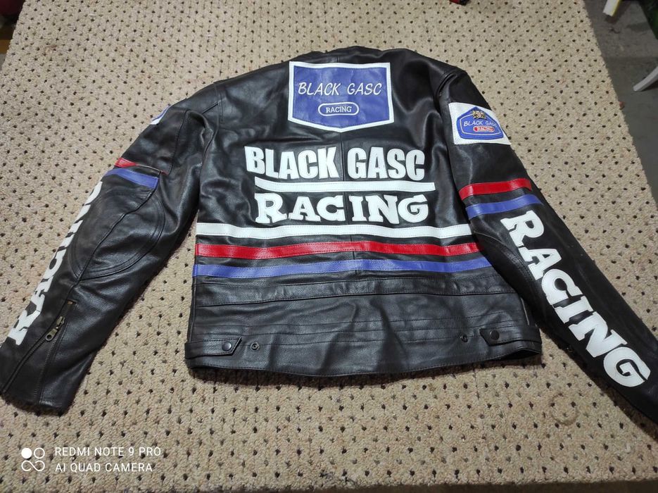 Geaca motocicleta din piele