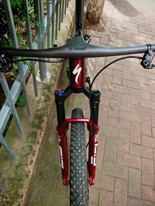 Bicicleta full suspension carbon Specialized S-works Epic World Cup marime S Darimo 8.4 kg stare impecabila