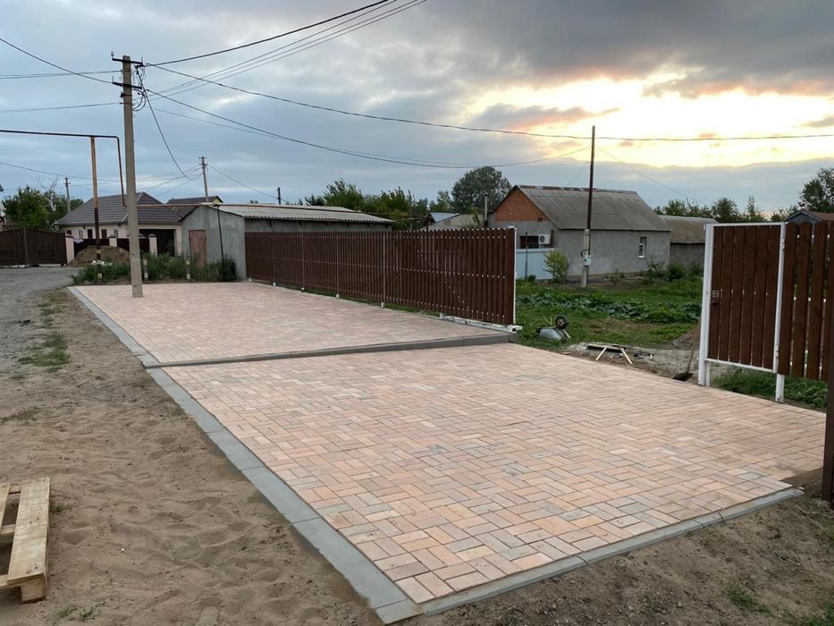 Брусчатка укладка