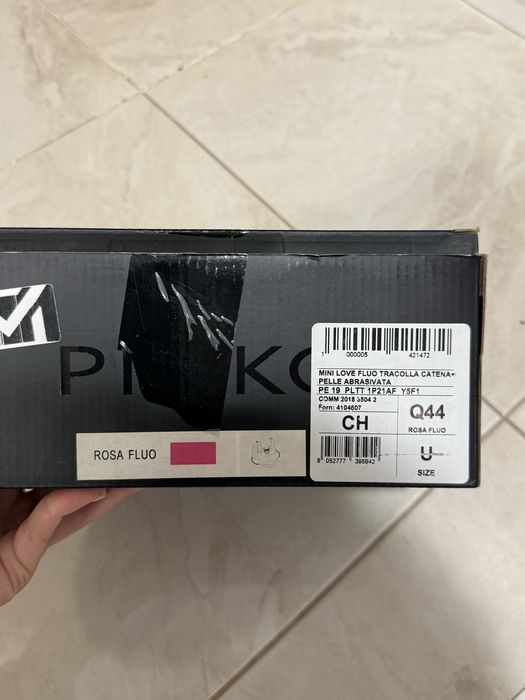 Pinko Love Bag Farfetch уникална розова чанта