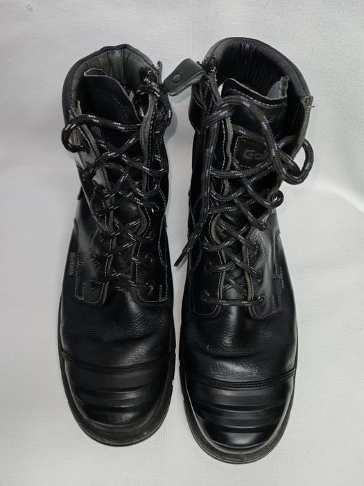 Здрави и удобни мъжки предпазни боти от естествена кожа GOLIATH №44