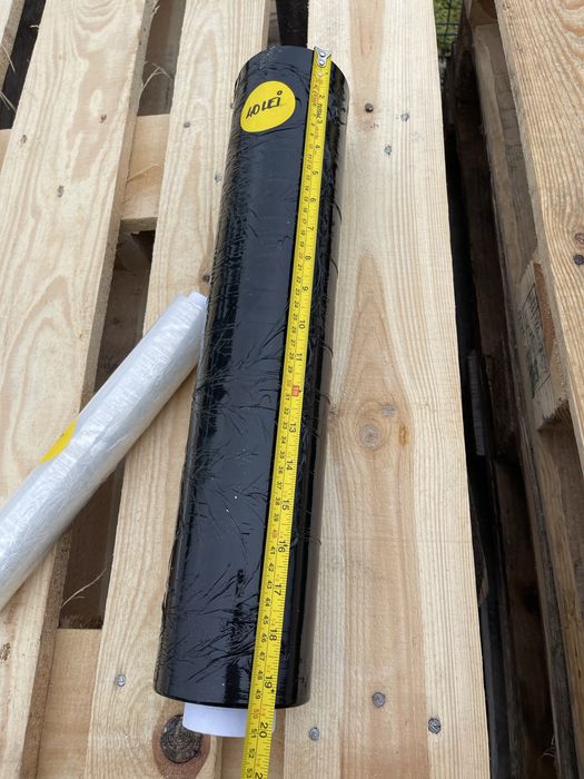 Rola folie industriala neagra pentru ambalare 2.9 kg 24 microni