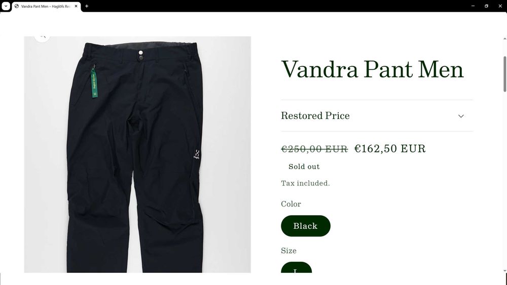 HAGLOFS HAGLOFS GORE-TEX Pant размер L панталон водонепромокаем