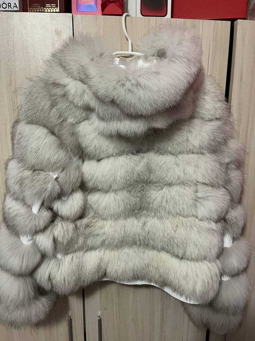 Пухено яке от естествен косъм