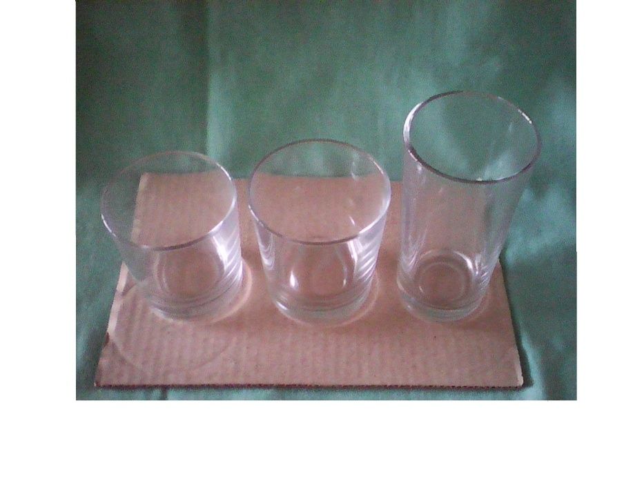 Комплект стъклени чаши - 18 бр.