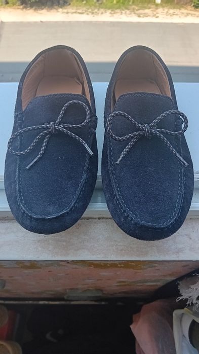 Велурени мокасини Зара