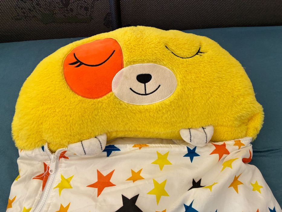 Спален чувал с лека забележка