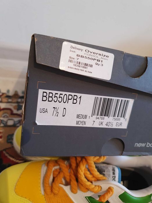 Оригинальные кроссовки New balance 550