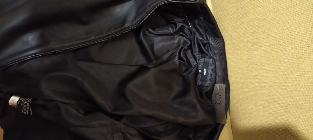 Яке от естествена кожа ZERO