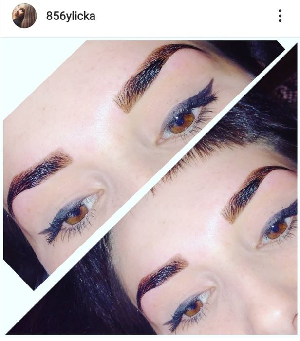 Оформление бровей и покраска!