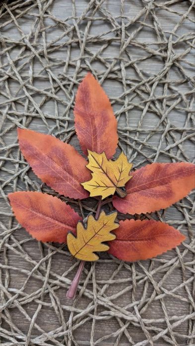 Сет от 6 броя дървени, ръчно рисувани шнолки “Горска приказка”