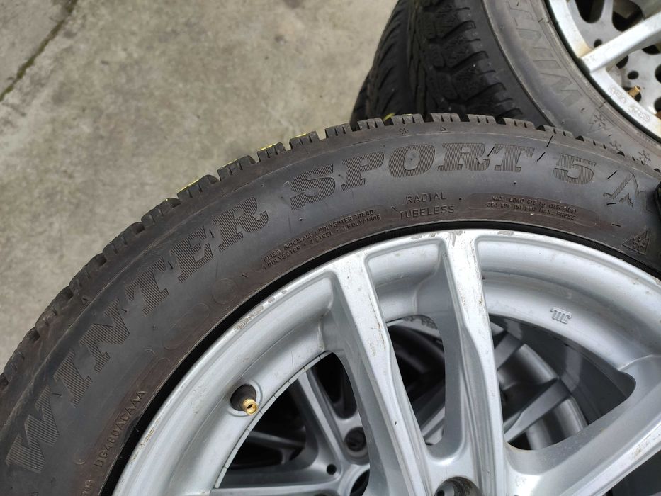 4бр Като нови зимни гуми 205 55 16 - Dunlop - DOT 2022