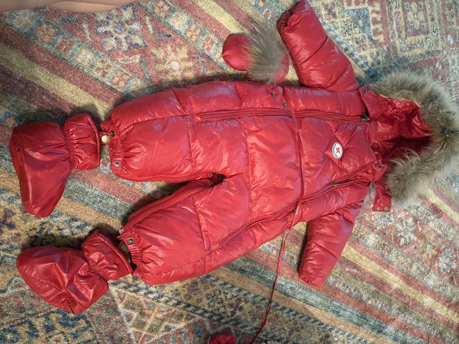 Детский зимний комбинезон конверт