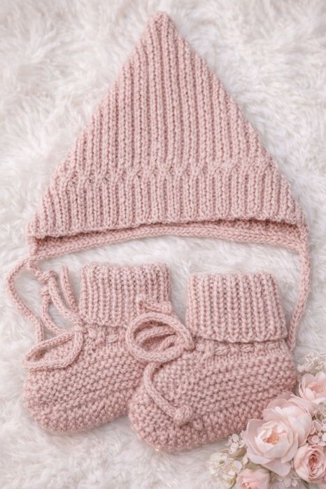 Детский вязанный комплект