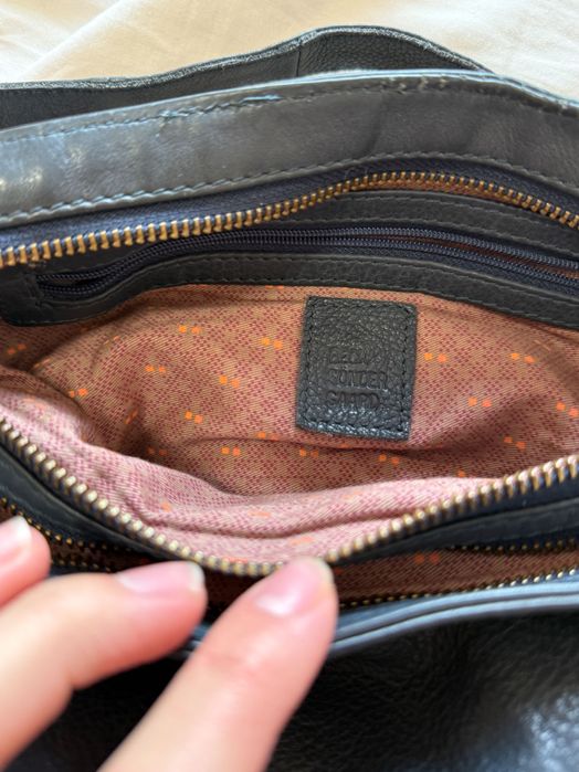 Чанта от естествена кожа Beck Sonder Gaard