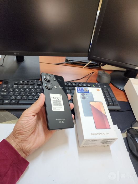 Redmi note 13pro 12/256gb ideal ochilmagan usta kurmagan aybi yuq toza