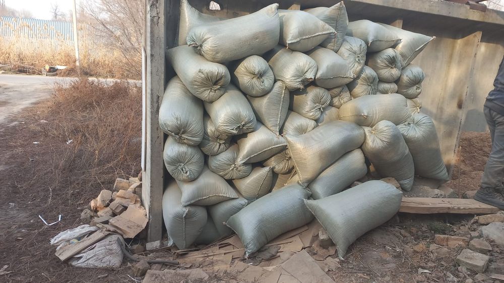 опилки в мешках 500 тенге