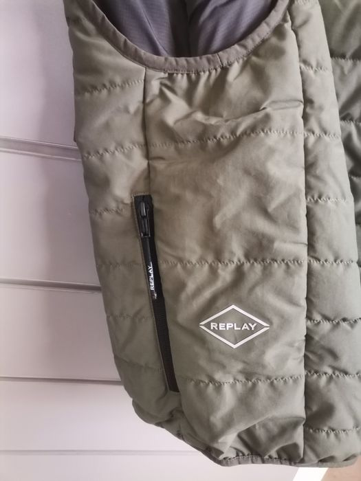 Оригинална грейка Replay S нова мъжка зелена гъзарска