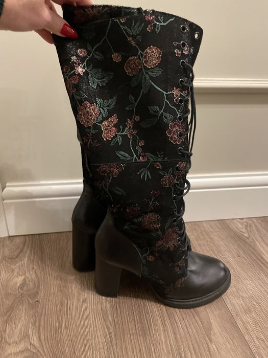 Дамски боти/ботуши, естествена кожа