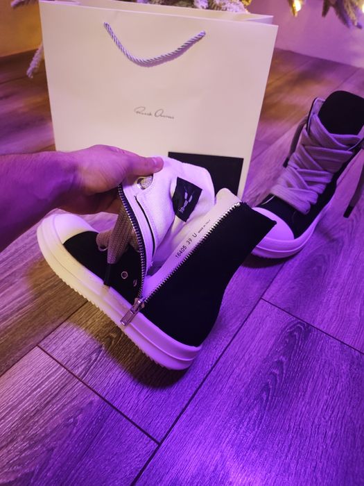 Rick Owens Jumbo Laces Black, Nepurtati.