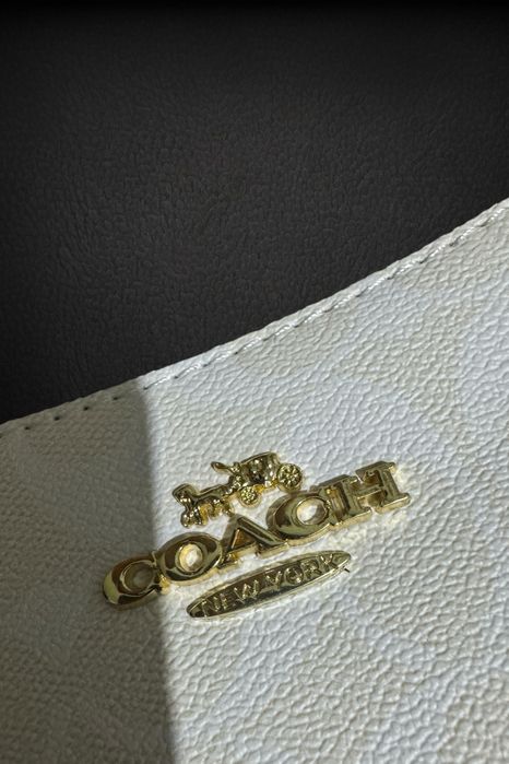 Geanta Alba Coach Negociabila