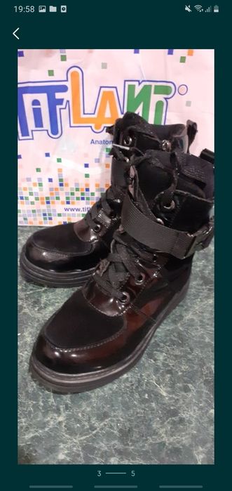 Зимняя ботинка от тиффани