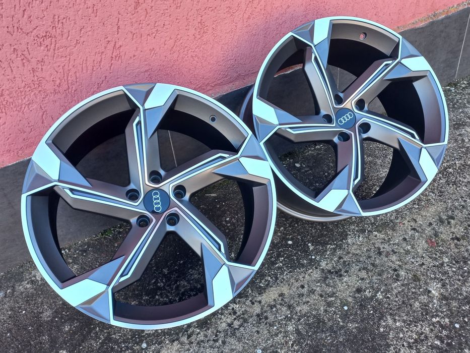 20"AUDI Rotor26 Matt Gunmetal Polish 9Ж ет30 A5 A6 A7 A8 Q3 Q5 Q7 Нови