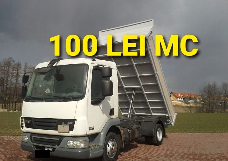 Transport marfa vand nisip pietriș balast balastru pamant moluz moloz