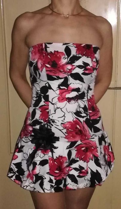 Compleu 2 piese ZARA - Rochie corset / jacheta scurta