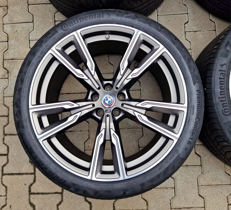 Jante BMW M pe 22 originale X5 G05 X6 G06 XM IX anvelope roti jenti