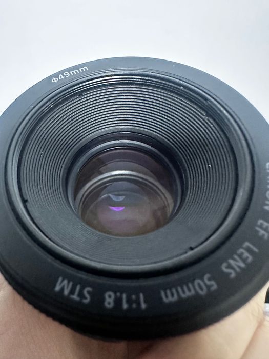 Obiectiv Canon EF 50mm F1.8 STM - foto/video dslr mirrorless