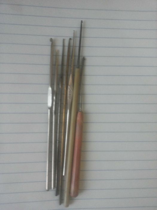 Советские вязальные крючки и вязальные спицы